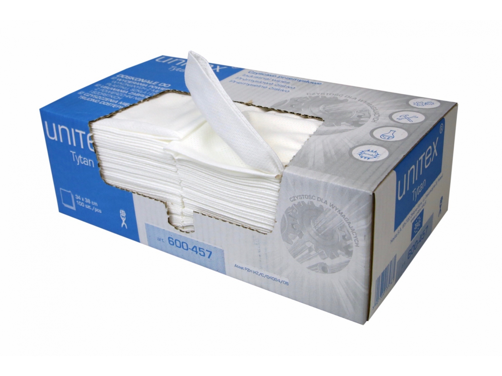 Czyściwo Unitex Tytan 600 Wielozadaniowe White A100